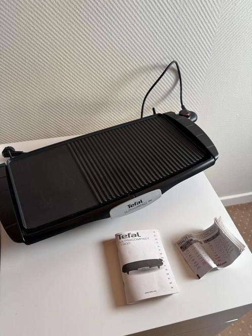 Tefal Grill UltraCompact 1800, Elektronische apparatuur, Grillplaten, Zo goed als nieuw, Vaatwasmachinebestendig, Ophalen