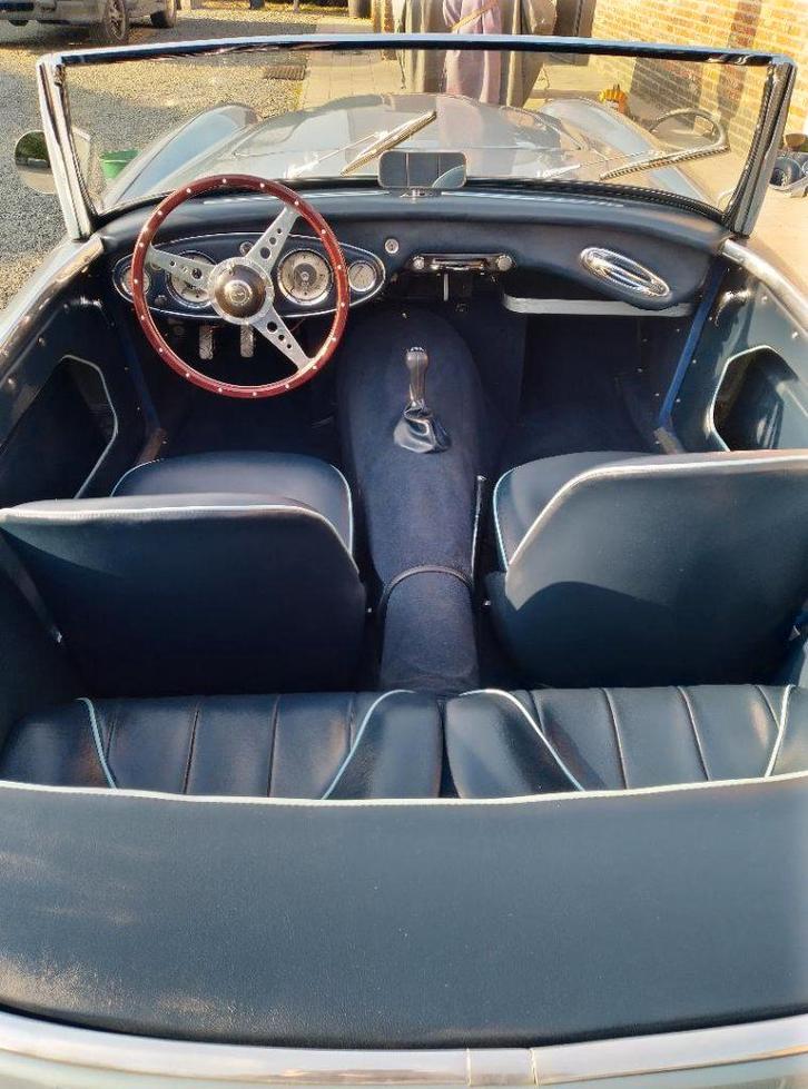 Austin Healey 3000 totaal gerestaureerd, Auto's, Austin, Particulier, Benzine, Cabriolet, 2 deurs, Handgeschakeld, Blauw, Blauw
