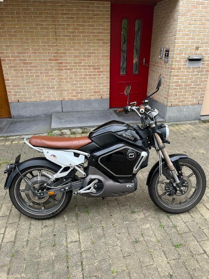 Super Soco TC1 (Defecte batterij), Fietsen en Brommers, Scooters | Overige merken, Gebruikt, Klasse B (45 km/u), Elektrisch, Ophalen