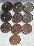 10x BELGIË :10 FRANK Vl. 1969/70/71/72/73/74/75/76/77&1979, Postzegels en Munten, Munten | België, Verzenden, Overig, Setje