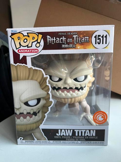 Funko Pop Attack on Titan Figure Jaw Titan Jaw 1511 c, Kinderen en Baby's, Speelgoed | Actiefiguren, Ophalen of Verzenden