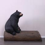 Bear on Trunk Gell Coat – Beer Hoogte 132 cm, Verzamelen, Dierenverzamelingen, Ophalen, Nieuw