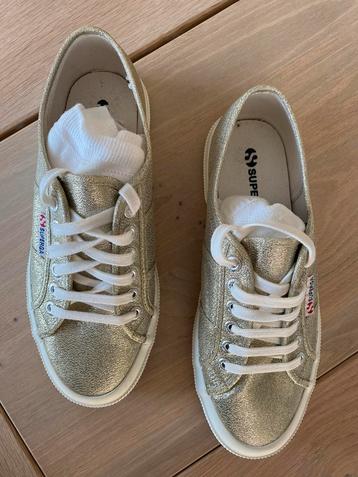 SUPERGA SNEAKERS LAMEW GOUD MAAT 39 NIEUW beschikbaar voor biedingen