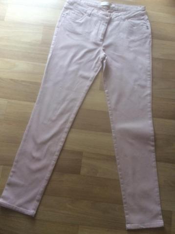 pantalon en jean rose clair