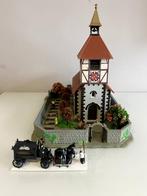 HO Vau-pe kerk, kerkhof & lijkwagen met paarden (704), Overige merken, Gelijkstroom of Wisselstroom, Brug, Tunnel of Gebouw, Ophalen of Verzenden