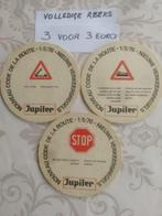 Volledige reeks bierviltjes Jupiler verkeersborden - €3, Verzamelen, Biermerken, Ophalen of Verzenden, Viltje(s), Jupiler