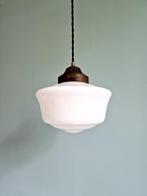Art Deco hanglamp in witte opaline, jaren 1920-30, Antiek en Kunst, Ophalen of Verzenden