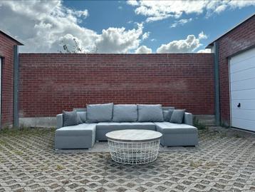 PRACHTIGE LICHT GRIJZE U-BANK |  FREE DELIVERY | ‼️ beschikbaar voor biedingen