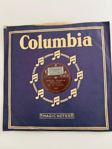  78 RPM Les Compagnons De La Chanson ‎– Pauvre Pêcheur  1955 beschikbaar voor biedingen