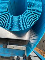Blauwe kunststof band ,+_ 4 m lang 70 cm breed., Articles professionnels, Machines & Construction | Autre, Enlèvement ou Envoi