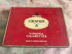 WW2 British Craven A cigarettes tin, Ophalen of Verzenden