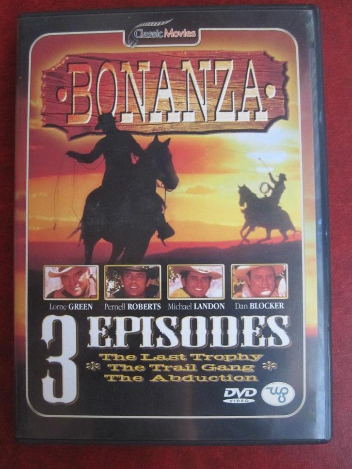 Bonanza 3 episodes, Cd's en Dvd's, Dvd's | Tv en Series, Zo goed als nieuw, Actie en Avontuur, Boxset, Alle leeftijden, Ophalen of Verzenden