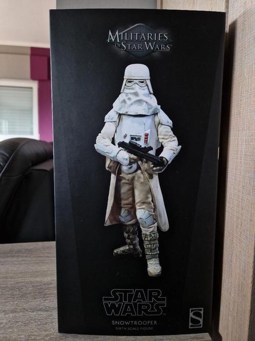 Star Wars Sideshow Snowtrooper Sixth Scale Figure Militaries, Collections, Star Wars, Comme neuf, Figurine, Enlèvement ou Envoi