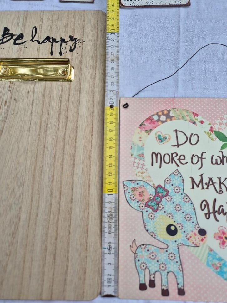 Moodboard in metaal en klembord in hout, Huis en Inrichting, Woonaccessoires | Wanddecoraties, Nieuw, Ophalen of Verzenden