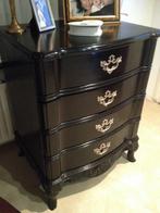 Uniek mooie Eichholtz ladekast Bohemian zwart pianolak, Huis en Inrichting, Kasten | Ladekasten, Ophalen, 100 tot 150 cm, 50 tot 100 cm
