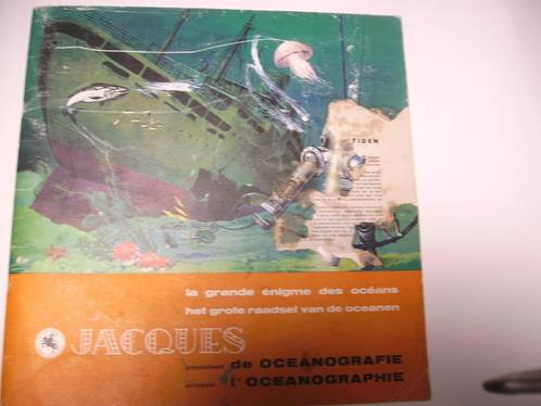 jacques album het grote raadsel van de oceanen  met schade, Boeken, Prentenboeken en Plaatjesalbums, Gelezen, Prentenboek, Ophalen of Verzenden