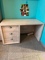 Slaapkamer ( 1-persoonsbed, nachtkastje, bureau ) te koop, Enlèvement, Comme neuf