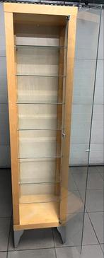 Vitrinekast 7 glazen legplanken, 25 tot 50 cm, Minder dan 50 cm, 150 tot 200 cm, Gebruikt