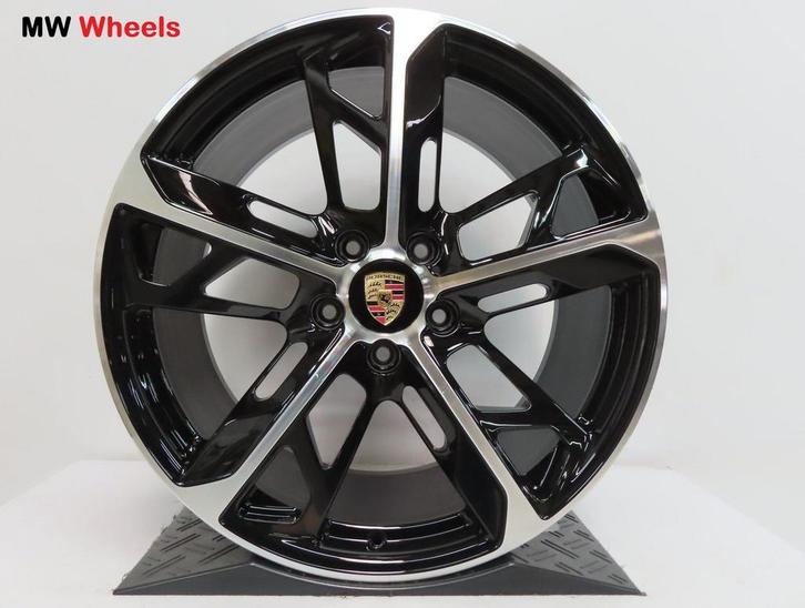 Porsche Taycan 21 inch Origineel velgen Cross Turismo black, Auto-onderdelen, Banden en Velgen, Velg(en), 21 inch, Personenwagen