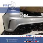 W176 A45 AMG Facelift Achterbumper + diffuser + uitlaat sier, Gebruikt, Mercedes-Benz, Ophalen of Verzenden, Achter