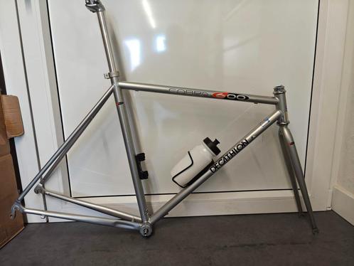Vintage Decathlon Cobra 600 columbus gara steel road frame, Fietsen en Brommers, Fietsonderdelen, Zo goed als nieuw, Racefiets