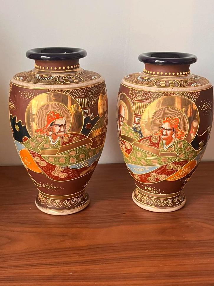 Japanse Satsuma-vazen, Antiek en Kunst, Antiek | Vazen, Ophalen