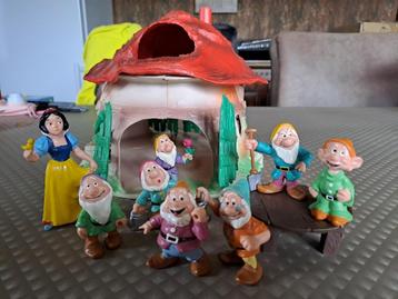 Collectorsitem: Sneeuwwitje  en 7 dwergen Bullyland, Verzamelen, Disney, Ophalen of Verzenden, Sneeuwwitje of Doornroosje, Zo goed als nieuw