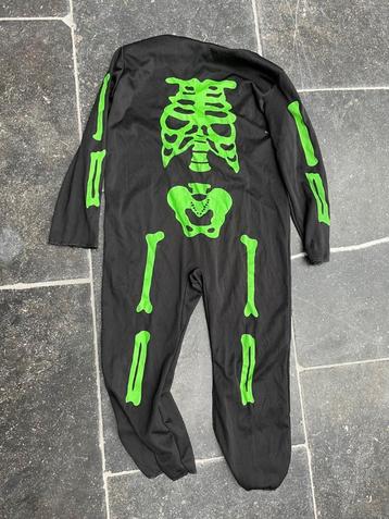 verkleden halloween skeletpak beschikbaar voor biedingen