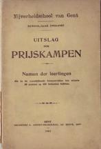 Gent: Palmares Nijverheidschool 1906-1907, Ophalen of Verzenden