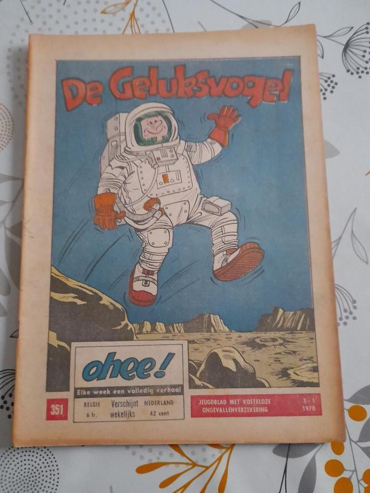 Ohee nr 351 Thomas Pips "De geluksvogel"eerste druk 1970, Boeken, Stripverhalen, Zo goed als nieuw, Ophalen of Verzenden