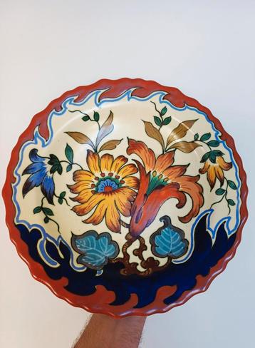 Assiette décorative Plateel Gouda, Enlèvement ou Envoi