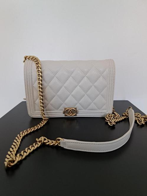 Handtas Chanel, Handtassen en Accessoires, Tassen | Damestassen, Gebruikt, Handtas, Beige, Ophalen of Verzenden