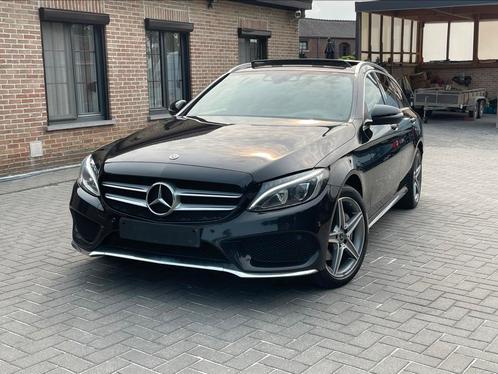 Mercedes C220 AMG Pano dak full option!!, Auto's, Mercedes-Benz, Bedrijf, Te koop, C-Klasse, Diesel, Euro 6, Break, Automaat, Leder
