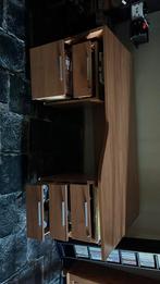 Bureau + 2 ladenblokken op wielen, Huis en Inrichting, Ophalen, Gebruikt, Bureau