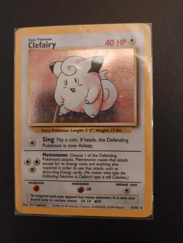 Clefairy (BS 5/102) beschikbaar voor biedingen