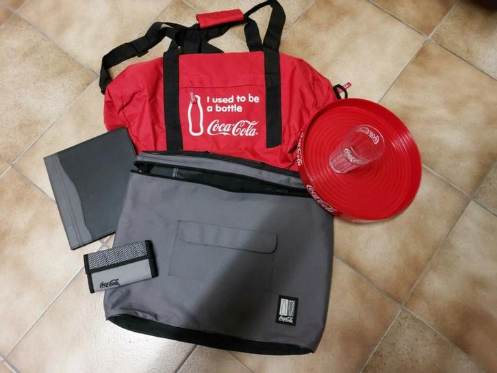 Set van 6 coca cola gadgets, verzamelobjecten, Verzamelen, Merken en Reclamevoorwerpen, Zo goed als nieuw, Ophalen of Verzenden