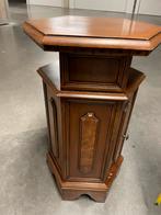Klein hexagonaal meubel (bar) in volhout kerselaar, Antiek en Kunst, Ophalen