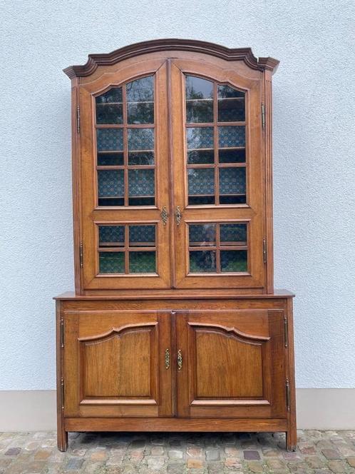 Dressoir met twee delen en eikenhouten raam uit de 18e eeuw, Antiek en Kunst, Antiek | Meubels | Kasten, Ophalen