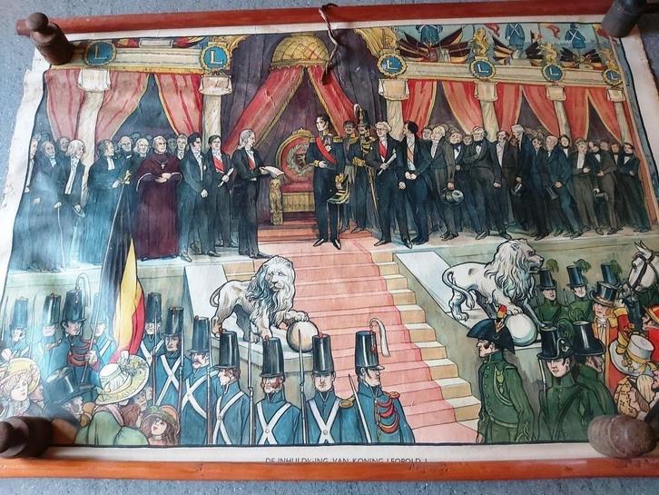 Roi België Belgique Leopold 1830 Van Offel Koning De Panne, Verzamelen, Retro, Overige typen, Verzenden