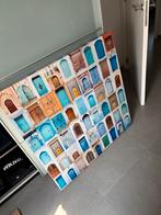 Canvas met print deuren 1meter op 1 meter, Ophalen