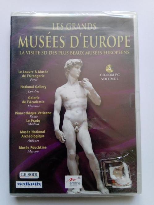 Les grands musees d'Europe CD ROM neuf sous blister, Informatique & Logiciels, Logiciel d'Éducation & Cours, Neuf, Autres types