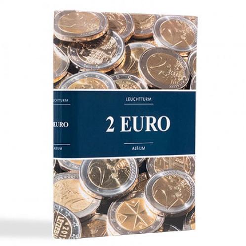 20% Korting! Leuchtturm Zakalbum voor 48 "2 Euro Munten", Postzegels en Munten, Munten en Bankbiljetten | Toebehoren, Verzamelmap