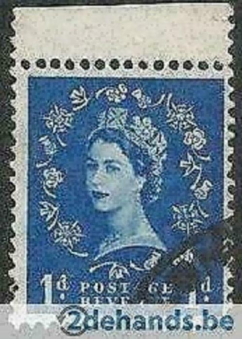 Groot-Brittannie 1952-1954 - Yvert 263 - Queen Elisabet (ST), Postzegels en Munten, Postzegels | Europa | UK, Gestempeld, Verzenden