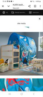 Kura (ikea) omkeerbaar hoogslaper + tent, Ophalen, Zo goed als nieuw, Hoogslaper