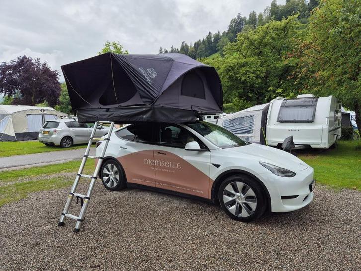 TE HUUR onze iKamper x-cover daktent voor 3-4 personen, Caravans en Kamperen, Tenten, tot en met 4, Zo goed als nieuw, Ophalen