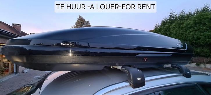 Dakkoffer thule motion xxl met 630l inhoud TE HUUR, Auto diversen, Dakkoffers, Zo goed als nieuw, Ophalen of Verzenden