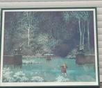 Lithographie signe gaston bogaert, Antiek en Kunst, Ophalen of Verzenden