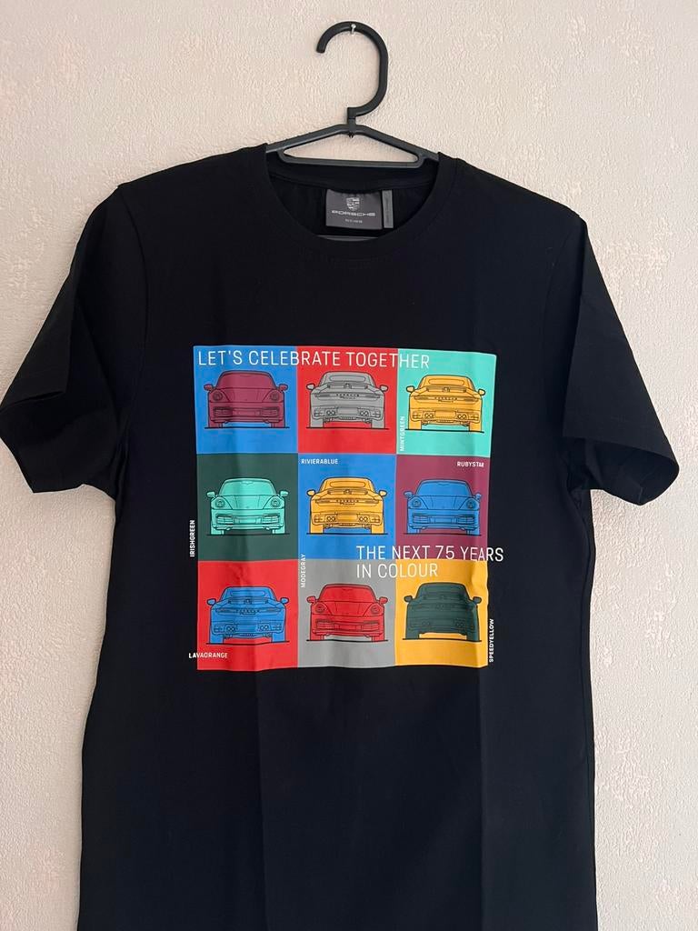 T-shirt Porsche non porté taille S, Enlèvement ou Envoi, Comme neuf, Taille 46 (S) ou plus petite, Noir