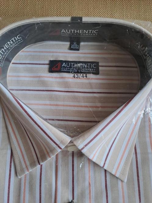 Nieuw gestreept overhemd maat XL, Kleding | Heren, Overhemden, Nieuw, Halswijdte 43/44 (XL), Overige kleuren, Ophalen