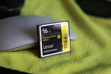 Carte CF 16 Go Lexar Professional, Enlèvement ou Envoi, Comme neuf, Compact Flash (CF), 16 GB